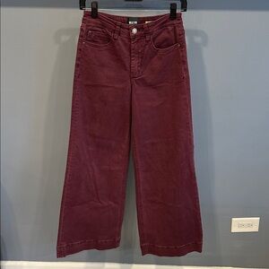 Anthropologie Maeve The Jada High Rise Wide Leg Jeans